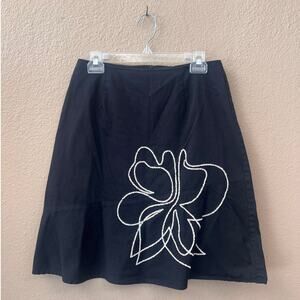 Vintage 90s Intriguing Threads flower skirt size 10